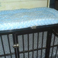 Midwest Quiet Time Crate Bed (Blue)