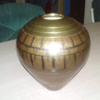 Brown/Gold Vase