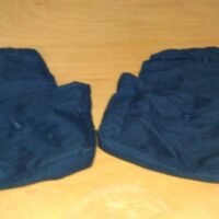 Navy blue snap shut cloth pouches