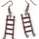 Mauve Ladder Earrings