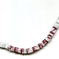 Bracelet (White & Cranberry)